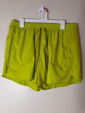 Nike Neon Green Men's Running Shorts